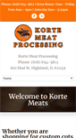Mobile Screenshot of korte-meats.com
